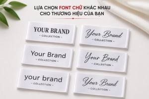 Nếu chưa có logo thì có đặt làm nhãn mác được không?